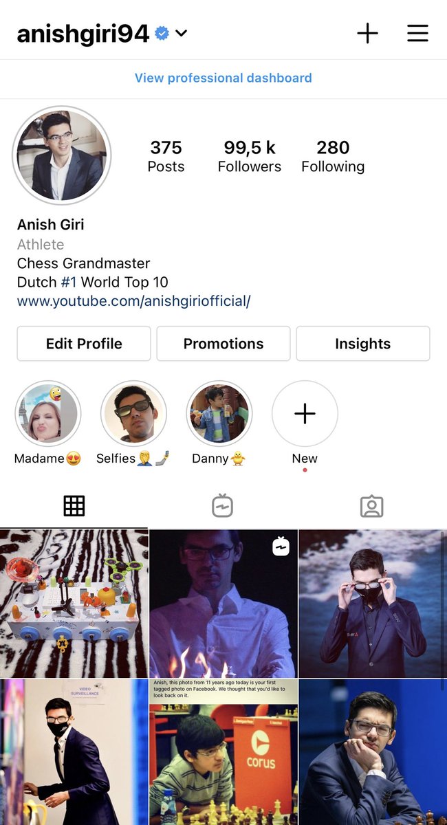 Anish Giri on X: Bio update / X