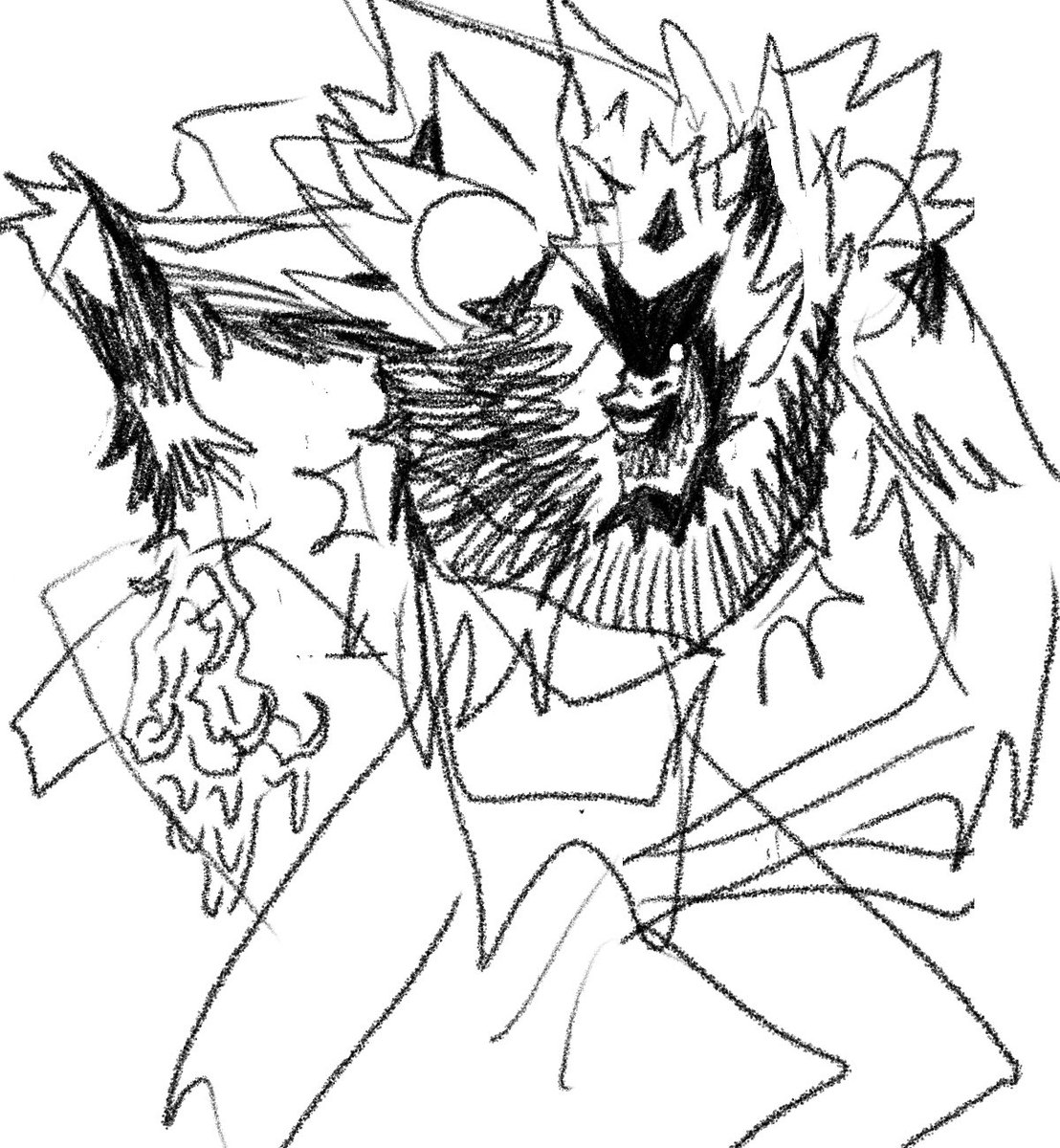 Never posted these werewolf sketches ? 