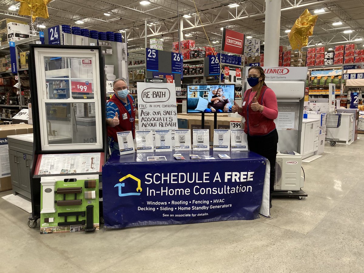 Chuck_Padre's tweet photo. Stop on down to the New Haven Lowe’s to get an estimate on home repair for your interior and exterior projects!  ⁦@timdaleynymetro⁩ ⁦@TweetUsR30⁩ @Luisnunez1373⁩ ⁦@DerenchesA⁩ #Lowes #store593 #homerepair https://t.co/ttUd8FRCbC