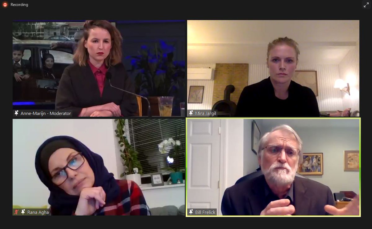 "Refugees are survivors."

<a href="/hrw/">Human Rights Watch</a>'s <a href="/BillFrelick/">Bill Frelick</a> hits a positive note in a conversation about Reunited, heartbreaking opening film of #HRWeekend, which focuses on a Syrian family torn apart by circumstances beyond its control. 

hrworg.zoom.us/webinar/regist…