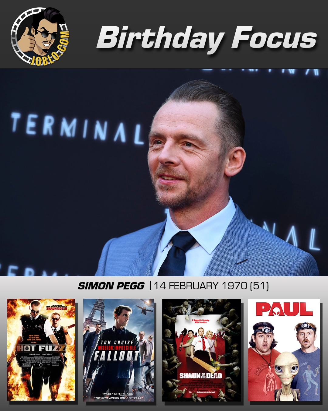 Wishing Simon Pegg a very happy 51st birthday! 