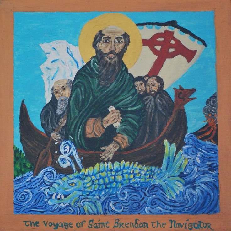 Caesar says Celts "Rule of life was in Britain & transferred to Gaul & those who study the subject more accurately, journey (back) toto learn (Druidry)."(Religious)CELTIC monk Brendan (500s AITA),in  #ACValhalla journeyed back to Britain to learn from stones!=Druid!10/15