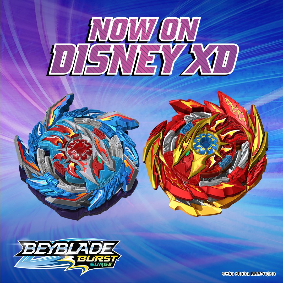 Kænguru Vanvid pensum Beyblade Official on Twitter: "D-8 Days Until BEYBLADE BURST SURGE on  Disney XD! Are you ready Bladers? Head to the official website for more  information on the new season! https://t.co/9t83z2ErIP  https://t.co/fYwyCbrsop" /