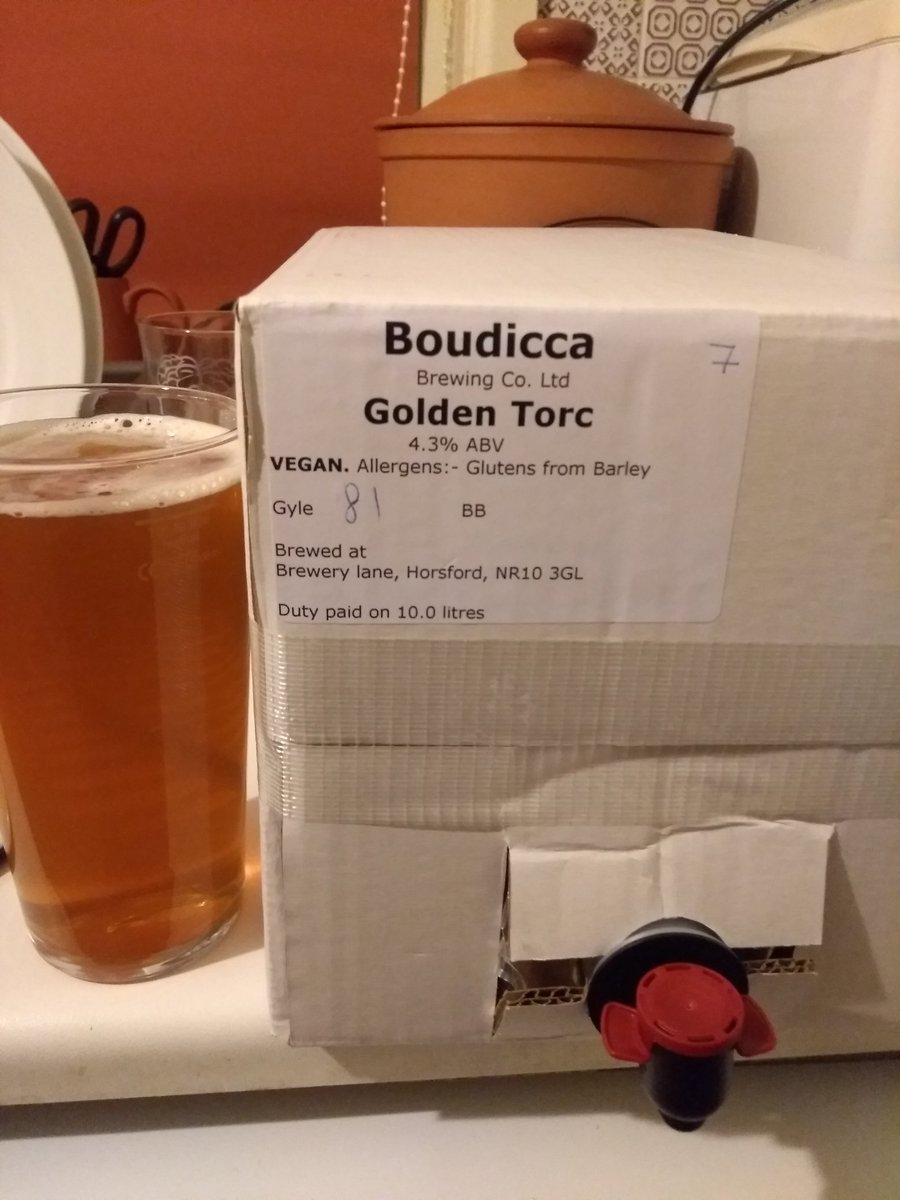 BoudiccaBrewing's tweet photo. Happy #FridayBeerOClock ! Golden Torc beer box QC is a tough job... Bring on the rugby now! Stay warm & safe. π» https://t.co/8TP73j2oje
