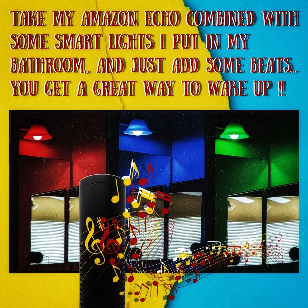 📶 TECH FUN

How to add some fun to your mornings !!!

Amazon Echo + Smart Lights + The songs which ROCK YOU = 🎶❤️😁

#Funko #Dance #SmartNews #ThursdayThoughts #technews