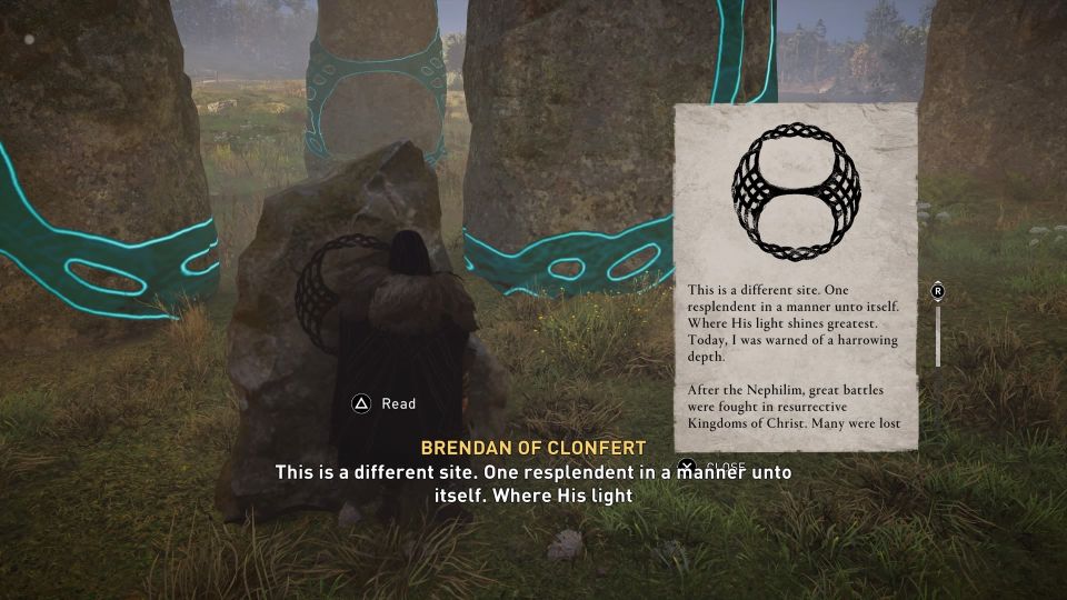 Caesar says Celts "Rule of life was in Britain & transferred to Gaul & those who study the subject more accurately, journey (back) toto learn (Druidry)."(Religious)CELTIC monk Brendan (500s AITA),in  #ACValhalla journeyed back to Britain to learn from stones!=Druid!10/15
