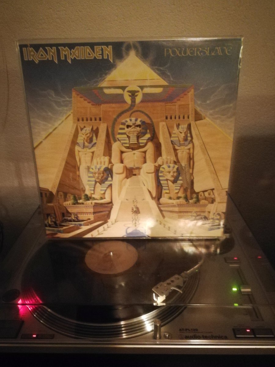 All set for Tim' <a href="/LlSTENlNG_PARTY/">Tim's Listening Party</a> number 666: <a href="/IronMaiden/">Iron Maiden</a> Powerslave! This album, or rather the Rime of the Ancient Mariner, made me read poetry. And I can't read this poem without the cadence if the song.