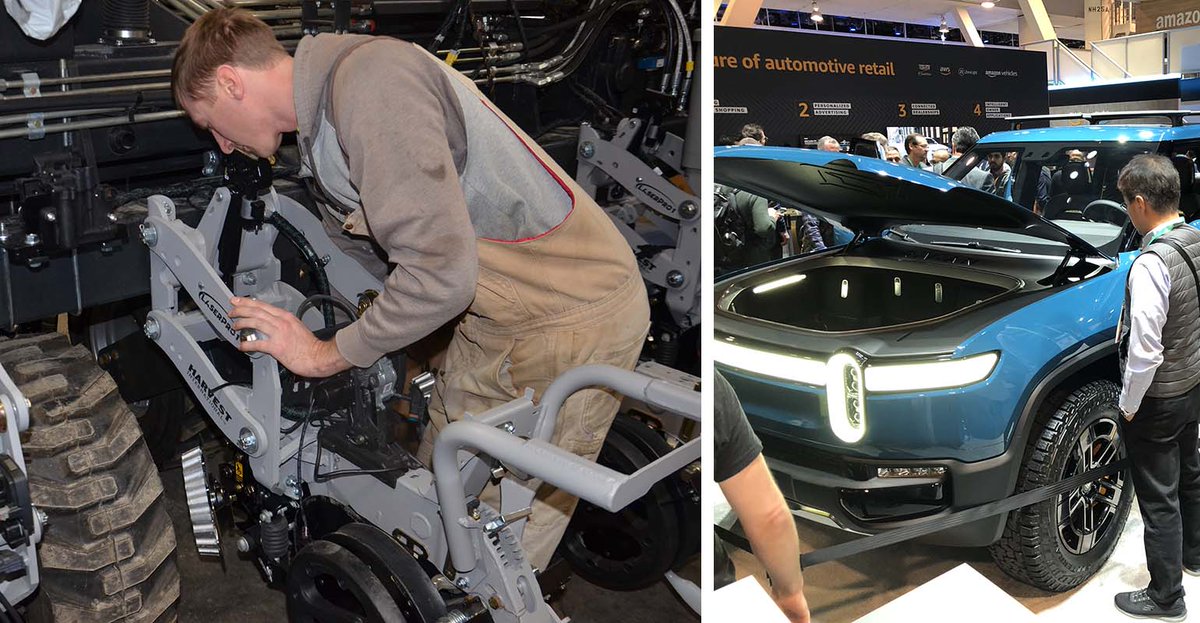 farmdaily's tweet photo. A custom planter and an electric pickup are the topics on the latest episode of #AroundFarmProgress. Join us for a listen: https://t.co/mPWgIj3i1P #fathersonproject #plant21 #electricvehicles https://t.co/fMkhMk5Gd4