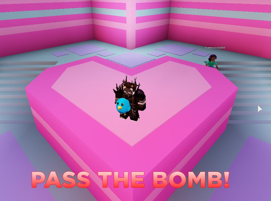 Tyrosaur On Twitter My New Game Hot Potato Ultimate Got A Big Update Today Bomb Skins The Valentines Event Is Now Live Use Code Tweeterbird For This Exclusive Free Bomb Skin - pink bomb roblox