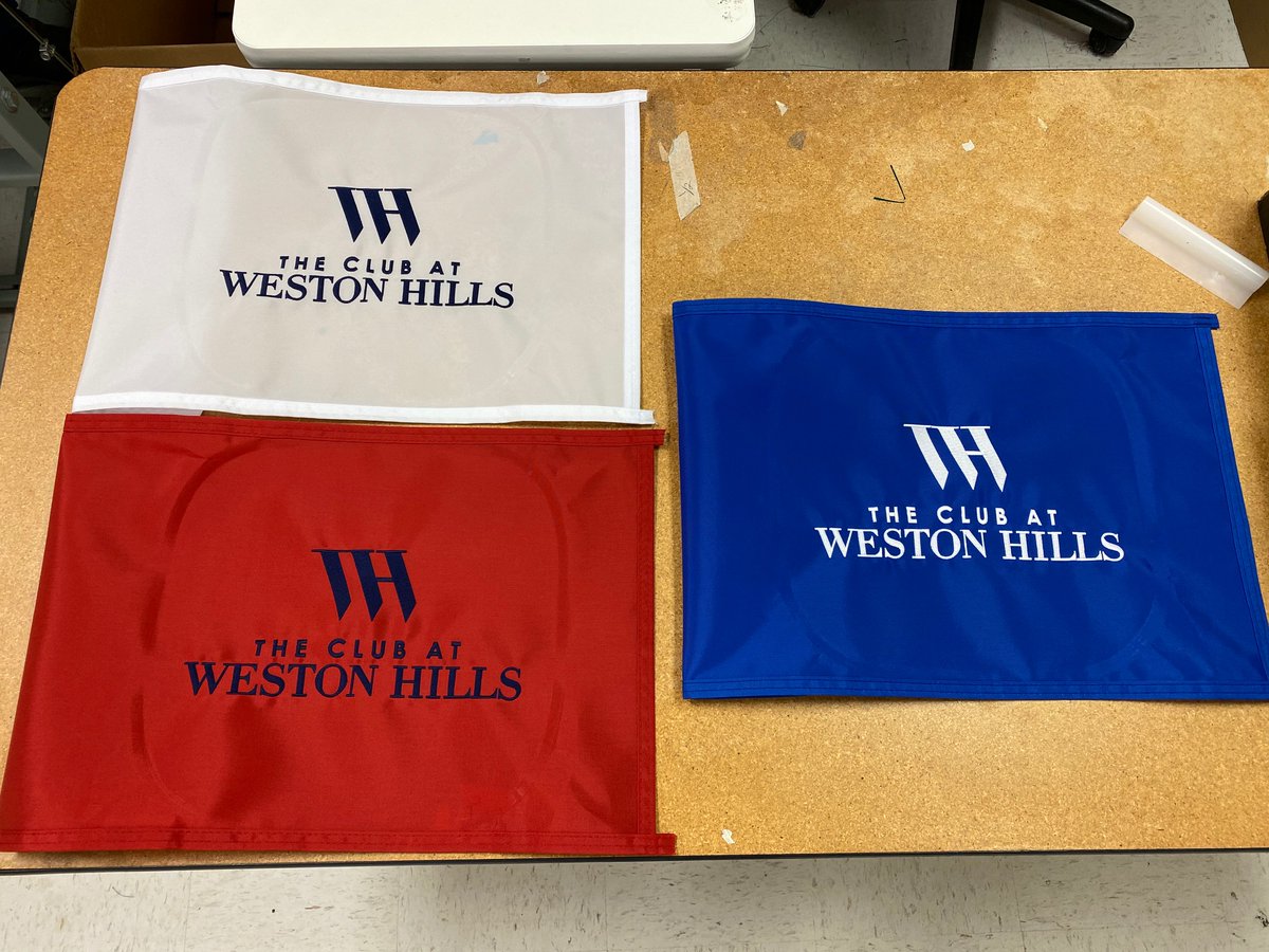 LoneStarFlags's tweet photo. Finishing up flags from Florida to Oregon. If you are looking for high quality flags at a competitive price contact us at chad@lonestargolfflag.com #CoastToCoast https://t.co/8X3o45VYwt