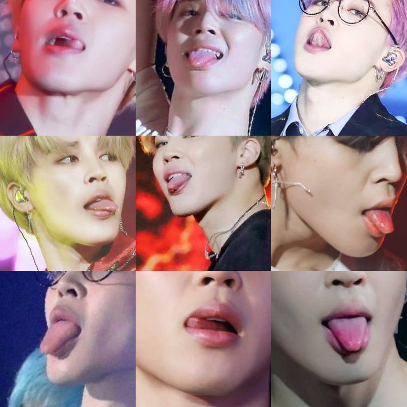 his tongue