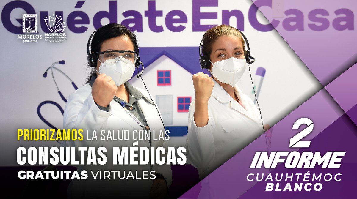 HnmMorelos's tweet photo. En #Moreos garantizamos el acceso a la atención médica gratuita y segura a través de la plataforma Salud para Todos
¡Morelos resurge y avanza!
#2Informe https://t.co/B1osYuJaCU