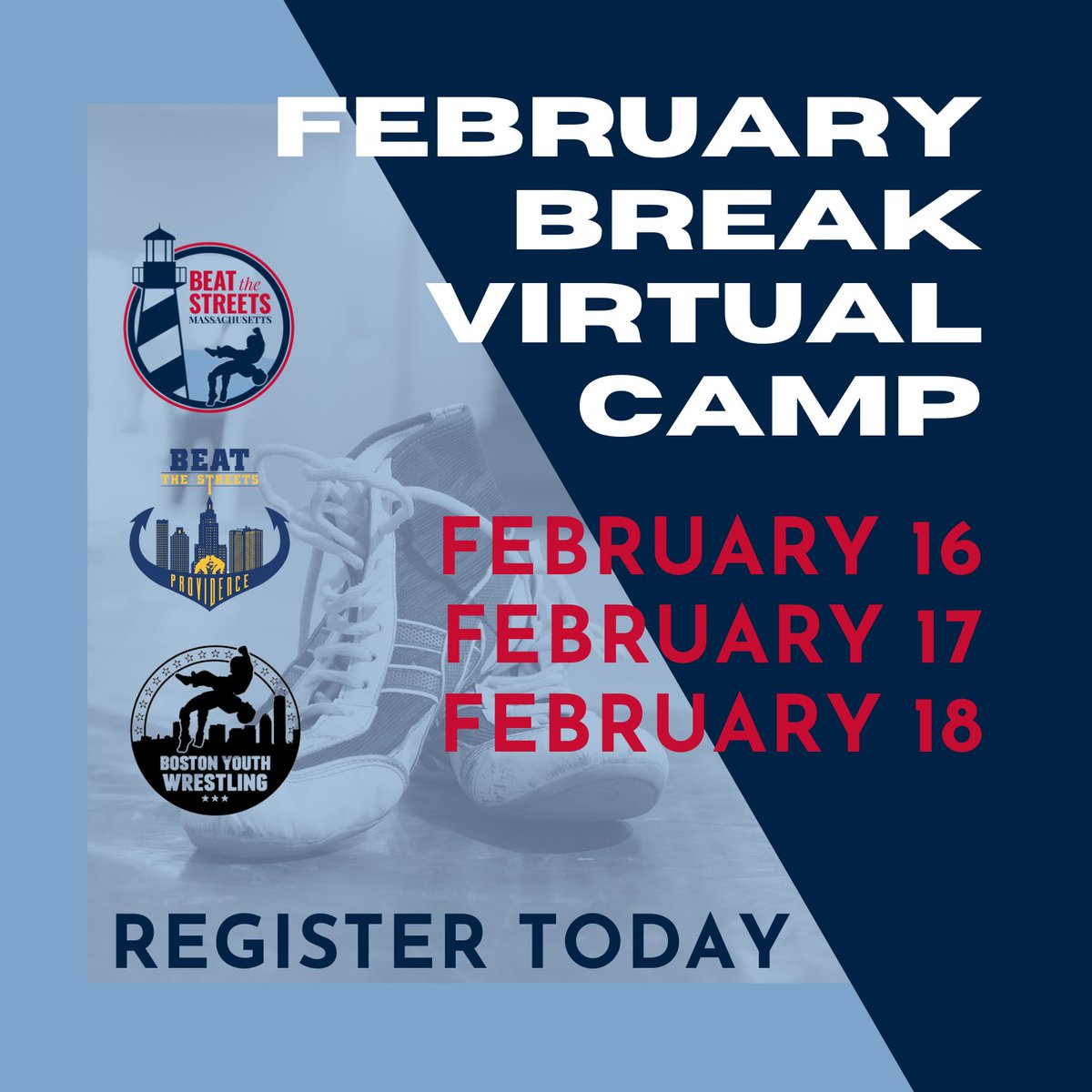 February Break Camp is next week! Be sure to reserve your spot and Register Today! 🤼‍♀️🤼‍♂️

docs.google.com/forms/d/e/1FAI…