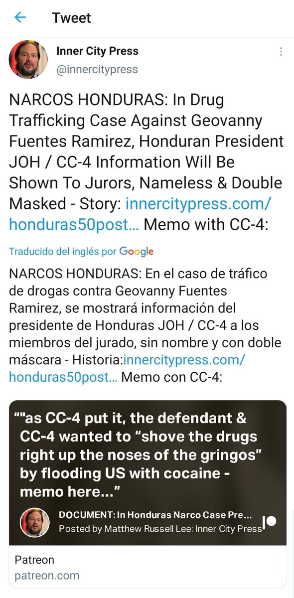 AntiBotsHN's tweet photo. ✅Buenas noticias #Honduras
❎Malas noticias para #JOH

Durante #FalloJudicial en la Corte de New York, en caso #GeovanyFuentes, la defensa argumentó que la evidencia de contribución en campaña de JOH, no debería utilizarse en #CasoJOH, pero Juez #Castel dijo que si la admitirá https://t.co/EwuXonuV2J