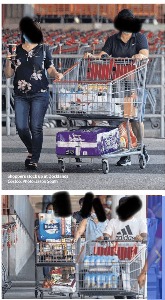 DrMurgy's tweet image. @theage Did you ask these people permission for their pics to be taken for the story on shoppers buying before lockdown? And, why have you mainly highlighted one ethnic group? #melbournelockdown #vilification #racisim