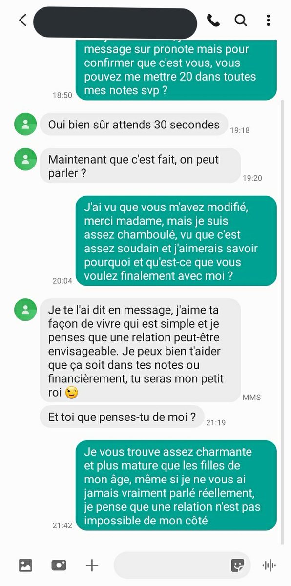 Ok je vous ai écouté, je l'ai complimentée, maintenant j'attends sa réponse (je stresse ptdrrr)
