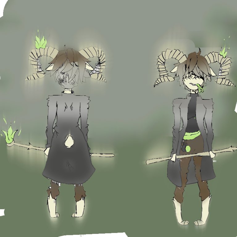 vdragon105's tweet photo. @Roblox #AvatarDesignContest Meet “Ramsey” the goat spell caster uses her staff to cast spells and her green flames to heal the wounded ones. By: AVdragon105 https://t.co/ojOXvC0BwV