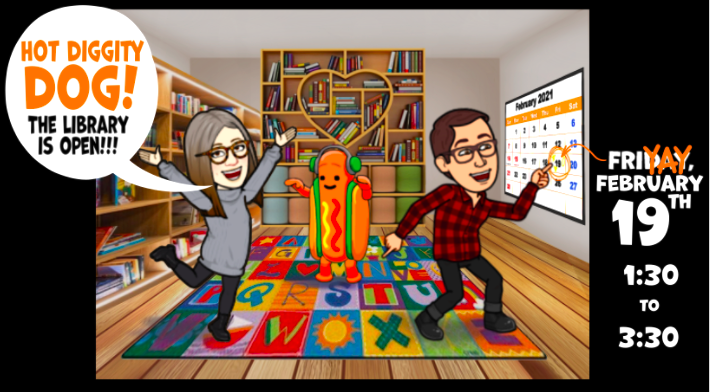 vanessathethird's tweet photo. I'm obsessed with this particular slide that the Tobias Library Team made to promote curbside. Just the best! #READhsd #proudtobehsd @TobiasPrincipal https://t.co/TdCmozY0Xo