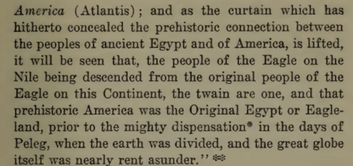 “Pre historic America was the Original Egypt or Eagle land our national bird is the BALD EAGLE