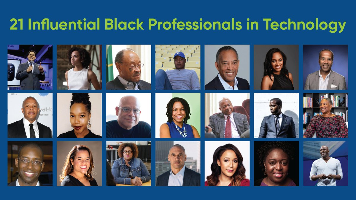 Happy #blackhistorymonth! Check out <a href="/USATODAY/">USA TODAY</a>'s article highlighting 𝟮𝟭 𝗜𝗻𝗳𝗹𝘂𝗲𝗻𝘁𝗶𝗮𝗹 𝗕𝗹𝗮𝗰𝗸 𝗣𝗿𝗼𝗳𝗲𝘀𝘀𝗶𝗼𝗻𝗮𝗹𝘀 𝗶𝗻 𝗧𝗲𝗰𝗵! Read Here >> bit.ly/3afnInh

Congrats to all for being #leaders in the tech industry inspiring #technology advancements!