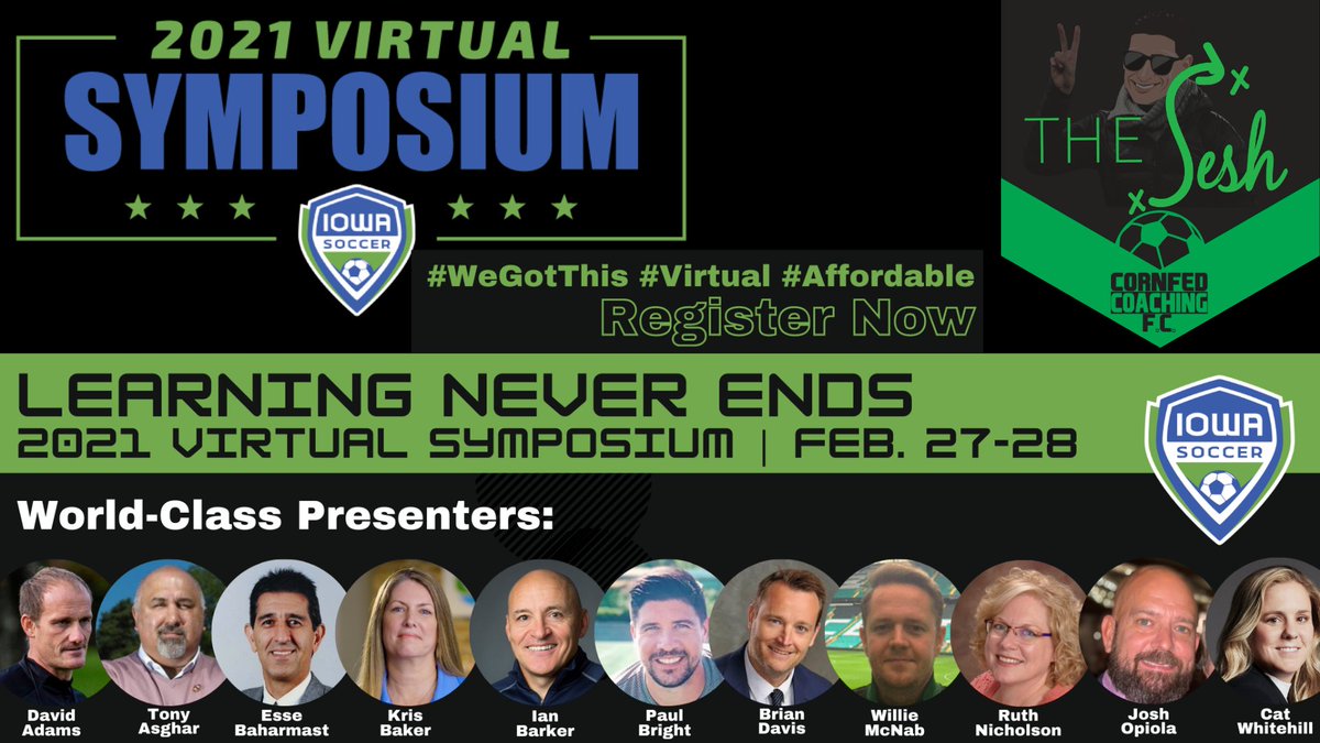 TheSesh_CFCFC's tweet photo. Proud to be a sponsor of this terrific event put on by @IowaSoccer - Get signed up today! https://t.co/Sw4qgGZZih

What a starting 11 they have!

You can sign up your entire organization for $250 - not exclusive to Iowa - doesn't matter where you're located.  

#worldclasslineup https://t.co/fqpGMzX0uN