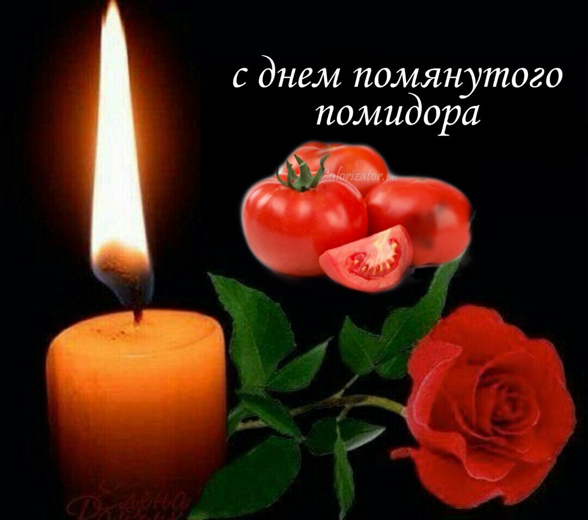 Свеча роза помянем