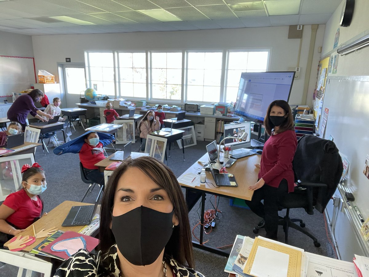 LoriGonzalezEDU's tweet photo. Co-teaching in 1st grade this morning was awesome! Perseverance is key and these students did just that! #elnidostrong #neverforgetwhereyoustarted #suptscanteach #inpersonlearning @LoriGonzalezEDU https://t.co/l5aUXdsETM