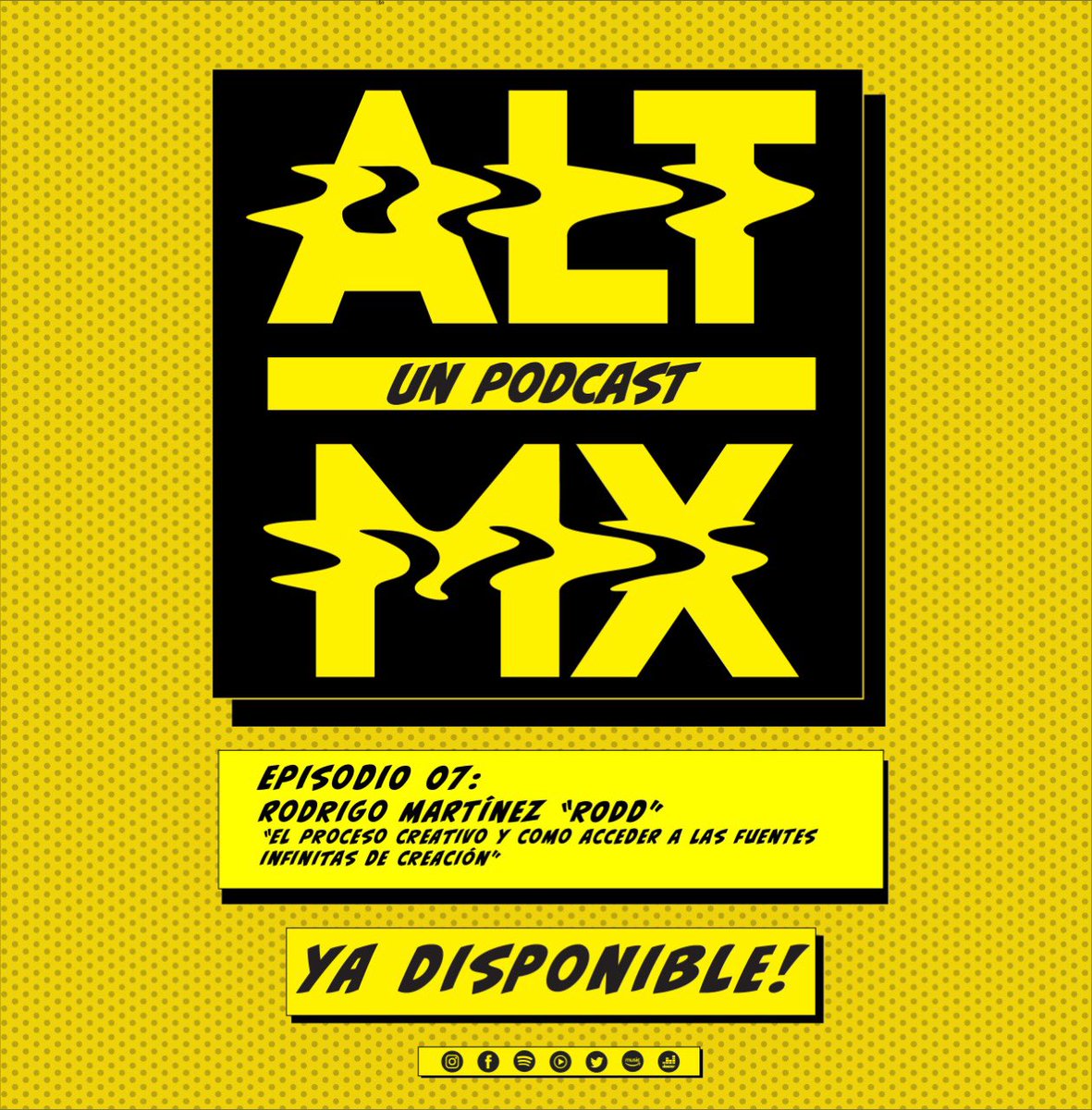 alt_mx's tweet photo. Ya esta disponible en plataformas de streaming el EP:7 de #altmxpodcast con @rr_odd donde tuvimos una conversación ÉPICA! sobre música, su proyecto, el proceso creativo y muchas otras cosas. #altmx https://t.co/CjocC1ZnWv