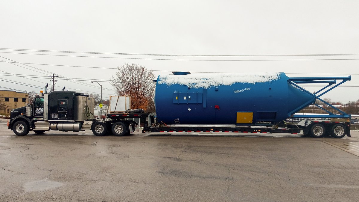 12'6" wide, 14'6" tall, and ready to roll! Thank you to <a href="/SmokeyPointDist/">SPD Trucking</a> driver, Joshua Sherman for submitting this photo of his rig loaded up in Kentucky.