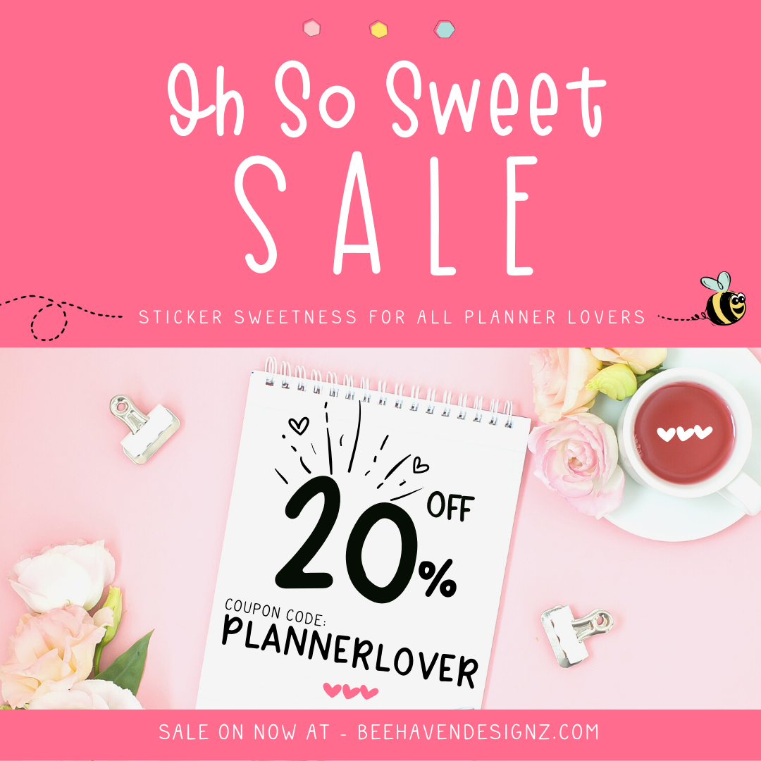 beehavendesignz's tweet photo. 😘❤  Sending you a BIG thank you for the love you've showered us with. To our Melbourne planner bees we're thinking of you, stay safe and healthy. You've got this! 🤗

We want to give the love right back to you with 20% off Oh Sweet SALE  🔗 link in bio

💛💛 DON'T FO https://t.co/zIC8Yo2Wnq