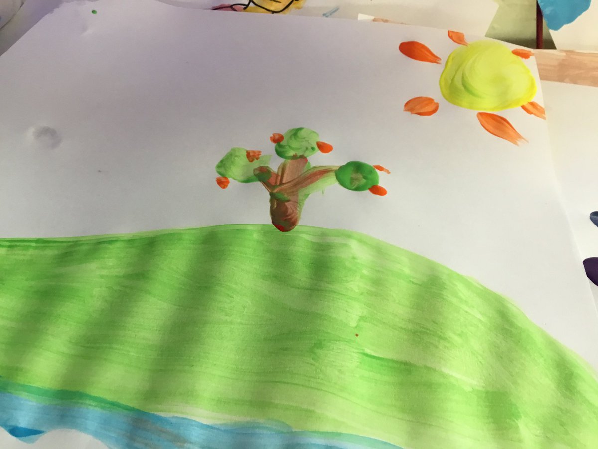 MrsBeaufort's tweet photo. Screen-free Friday - making the setting of Mango Island! I'm speechless! .. well nearly... "Fab-u-lous!" https://t.co/I7GWhAyNjh
