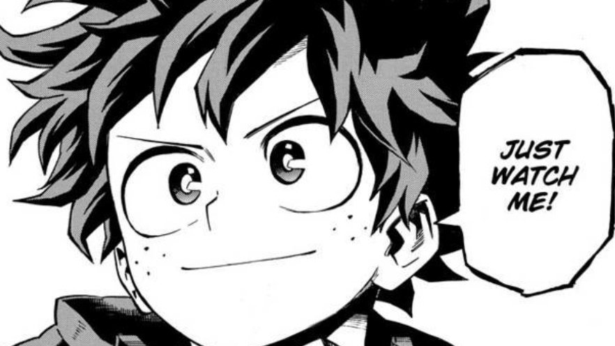 Deku's need to save people, even at the expense of his health. Imo doesn't stem from a lack in self worth. Deku cares about himself, he's confident that he'll be a great hero and is working hard for it.