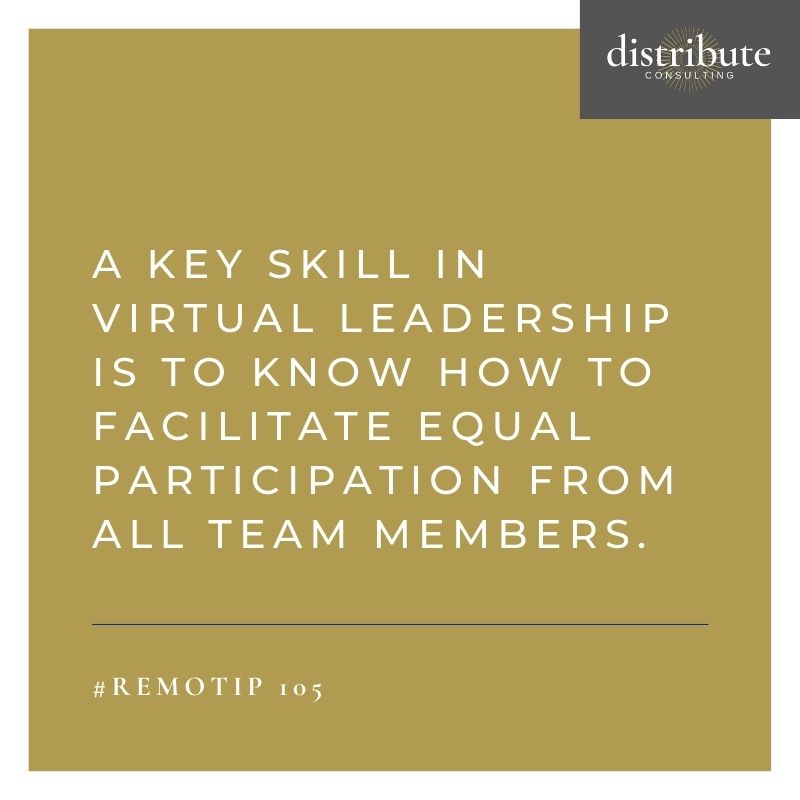 In a #virtualoffice, it’s easy for introverts to hide and for career growth opportunities to pass by. It’s the responsibility of both them and their managers to prevent this from happening.

#remotip #leadership