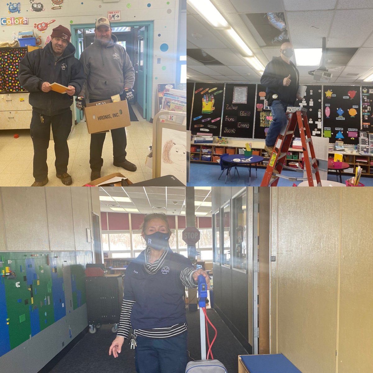 Thank you to our awesome custodial and technology team members for helping us each and every day! <a href="/mjscott23/">michael scott</a> @mtelischak