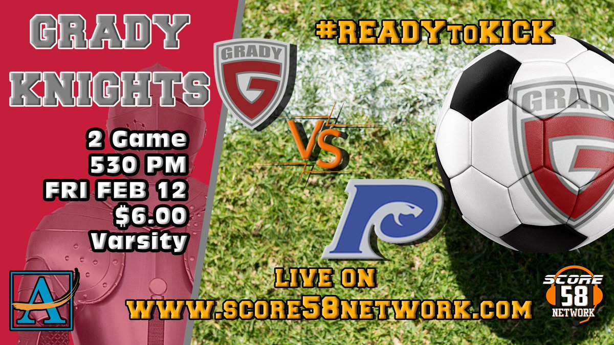 scoresports58's tweet photo. https://t.co/hK1NPGCLax
Welcome to Score 58 Soccer - click on link above - pick your team or the team you are playing-Schedule-click BUY TICKET HERE #readytokick @grady_soccer @GradyAthletics @1APS_Athletics https://t.co/I1PfLrjMys