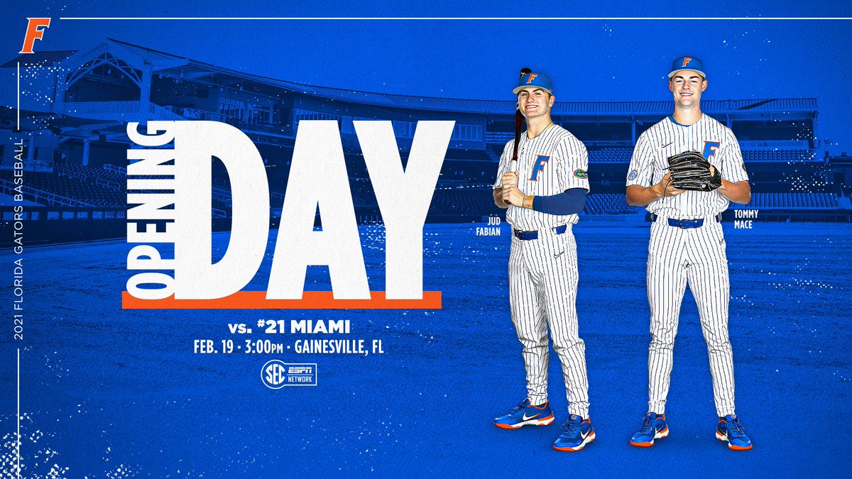 GatorsBB's tweet photo. 🚨 OPENING DAY UPDATE 🚨

We will be live on @SECNetwork 📺

Follow the link for more opening weekend info 📰: https://t.co/q8rE1kGQ9b

#GoGators https://t.co/Ge1O2sXVT1