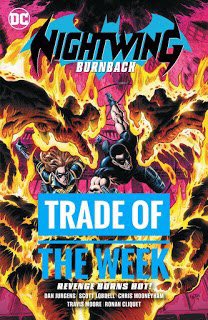 tntmtheshow's tweet photo. PLEASE retweet listen https://t.co/JpePaFYxIH review #graphicnovel @DCComics #NightwingBurnback @CTMooneyham @thedanjurgens @zackkaps @ronancliquet scottlobdell travismoore #TradeOfTheWeek #Nightwing #Tradescast #dccomics #Burnback #tradepaperback #podcast #BUY #RETWEET #LISTEN https://t.co/dt6b7TYxxI