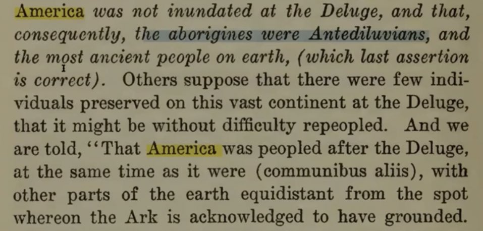 “America was not inundated at deluge and that the aborigines were Atlantians the most ancient people of earth which is correct!!” Y’all can’t argue no more we are the true aborigines of America
