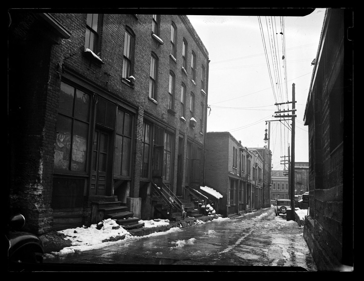 Plum Alley. For many years, this was Salt Lake City's Chinatown - home to restaurants, shops, businesses and laundromats. In 1952, it was finally razed to make way for a massive parking structure. Most of what is left is a memorial plaque and street sign: