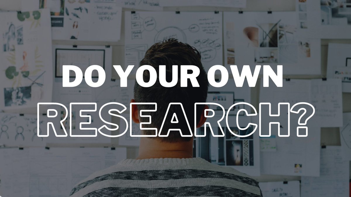 THREAD: "Do your own research" - this is one of the most misused statements today.  #scicomm  #scienceupfirst  #covid19  #misinformation