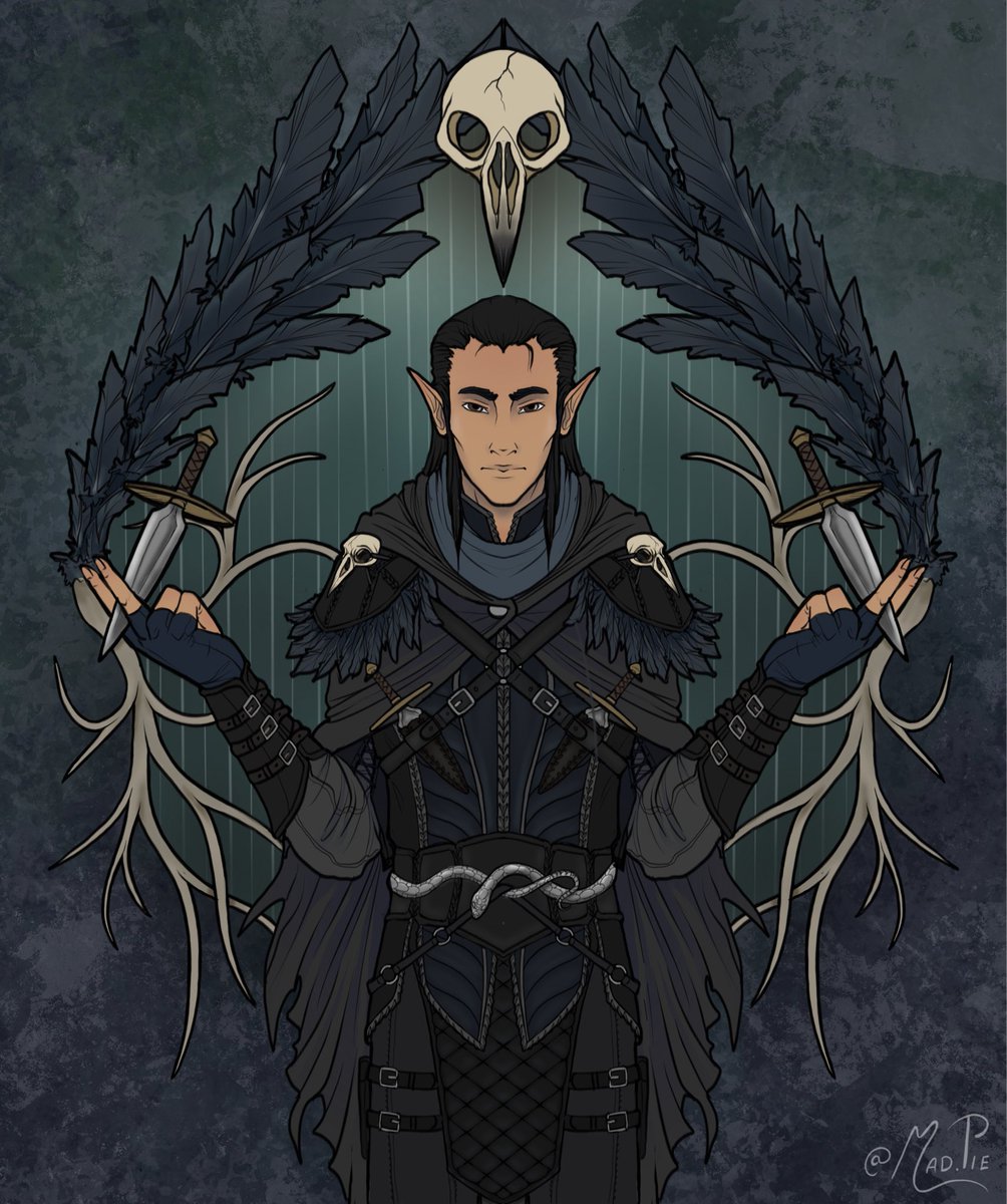 MadPie_Issa's tweet photo. Vax'ildan 

#CriticalRole #criticalrolefanart #vaxildan #voxmachina https://t.co/L8LxUEdsca
