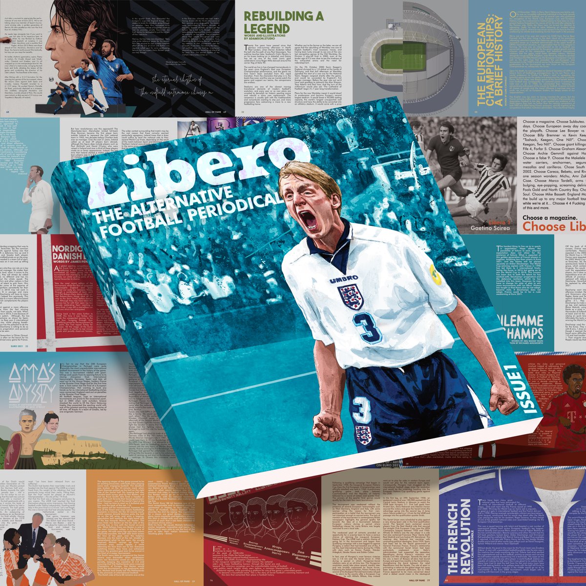 MagLibero's tweet photo. We'll be ordering the final amount of print copies for Issue One at the end of this week, so you have until Sunday to pre-order and guarantee  yourself a copy of our inaugural Euros-themed issue.

https://t.co/DC7uExlr57 https://t.co/ewbTkLbjfp
