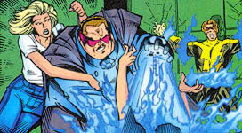 The Flash - Mr. AllenFather of Sela Allen and hero of the future this Allen descendant gave his life to stop Cobalt Blue and saved his daughters life.