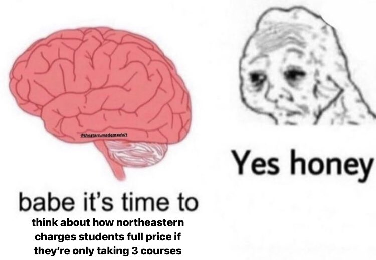 NUsevelt's tweet photo. Sign it kiddos!!! Let’s students pay only for the classes they’re taking! We are being overcharged! Meme for tax https://t.co/Vo8aVl2T05 https://t.co/J9AEx3LU0P