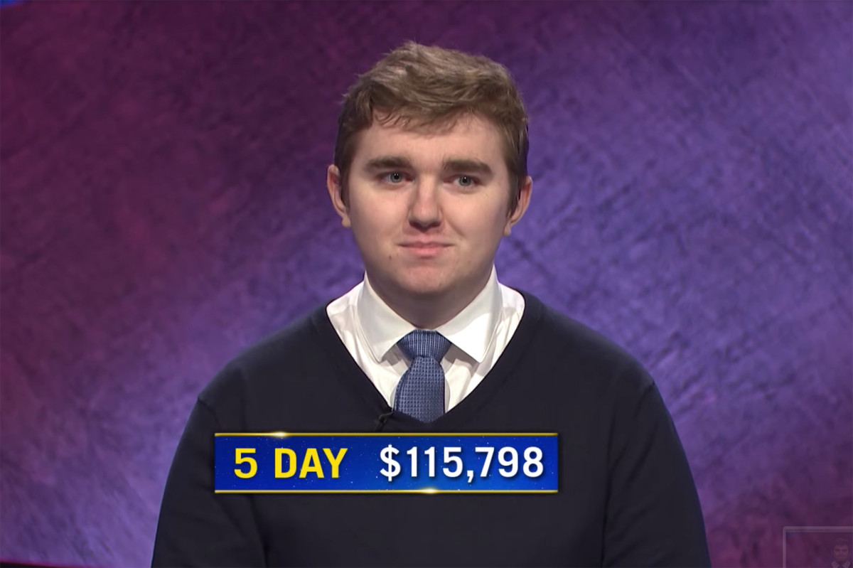 Alex Trebek's last 'Jeopardy!' champ, Brayden Smith, dead at 24