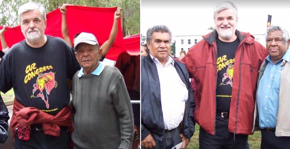Cannot believe that it was 13 years ago that I walked from Old Parliament House to the new for the #SorryDay Apology with Uncle Arthur Snr Ah Chee , Cuz Daniel Forester and the late Uncle Alec Kruger R.I.P.
