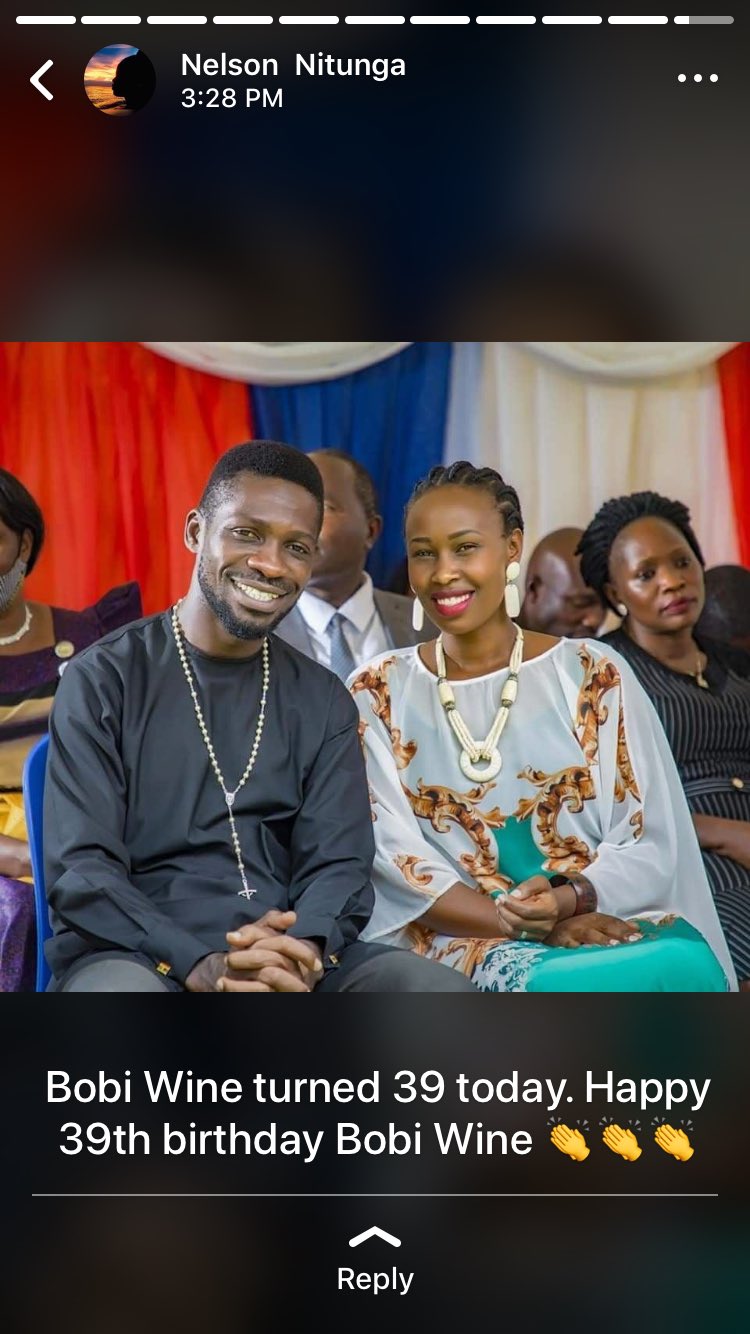 Happy Birthday     Mr. President Kyagulanyi Robert Bobi Wine! 