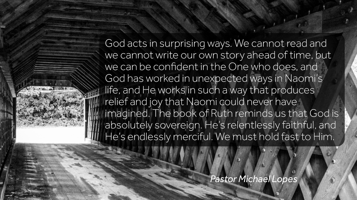 GRBCMebane's tweet photo. But Ruth said, “Do not urge me to leave you or to return from following you. For where you go I will go, and where you lodge I will lodge. Your people shall be my people, and your God my God." Ruth 1:16 https://t.co/gJY63LXy5A