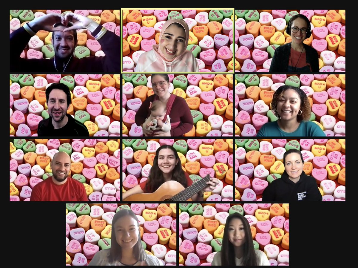 A very happy Valentine's Day from the <a href="/ReportingLabs/">PBS News Student Reporting Labs</a> team to you! ❤️💘💝This #MoraleFriday we shared all the things we've come to love over the last year - new babies, basement renos, chipotle bowls and more! This crew + <a href="/lclap/">leah clapman</a>, <a href="/chrisaaronallen/">Chris Allen</a> and <a href="/eyes107/">Elis Estrada</a> love you!! 😍