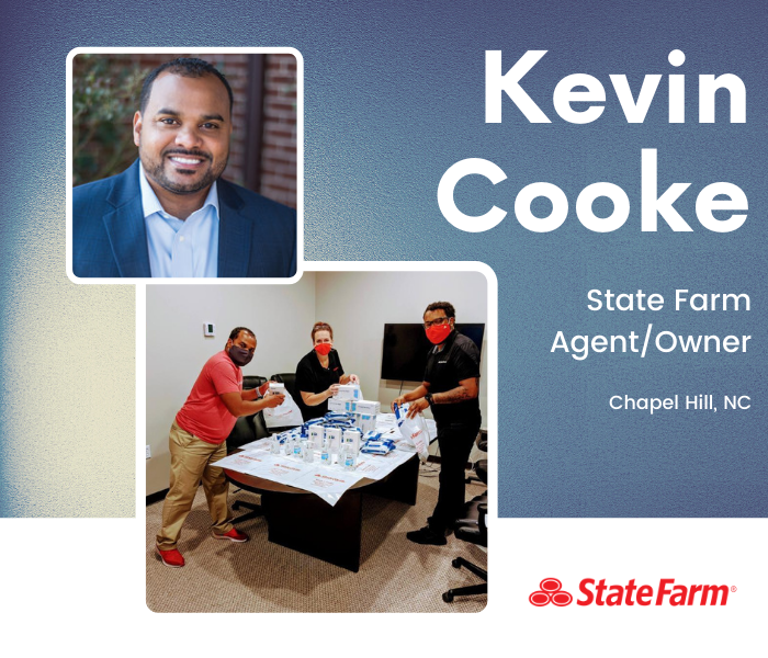 ServproSDOC's tweet photo. This week we are celebrating Kevin Cooke - State Farm Agent/Owner in Chapel Hill, NC. 💙 https://t.co/pU2wvjeRFm